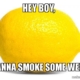 hey boy wanna smoke some weed meme