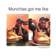 munchies got me like Timbaland meme