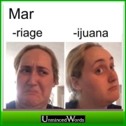 mari -riage -ijuanan unminced words meme