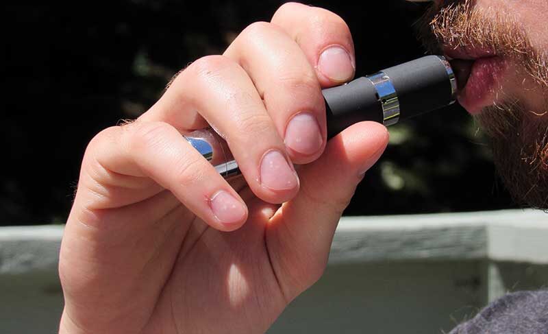 | Durango Rec Room vaping cannabis for the first time